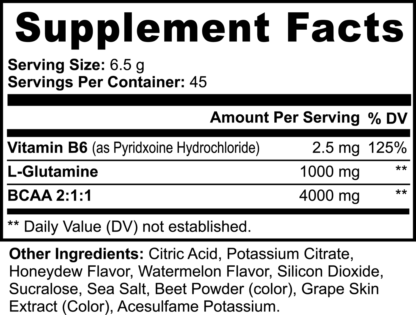 BCAA Powder (Watermelon)